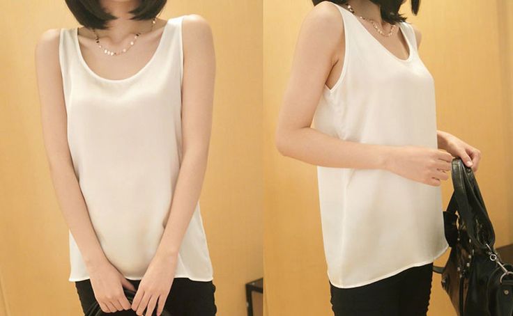 Best Quality Soft and Smooth White Silk Blouse